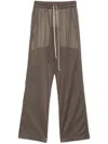 Rick Owens Mid-rise Tapered Trousers In Grey