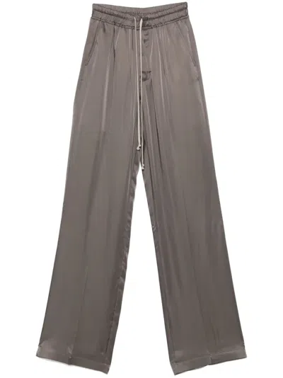 Rick Owens Dietrich Trousers In Grey