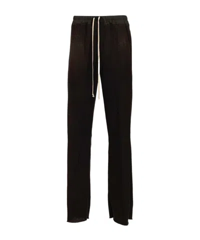 Rick Owens Dietrich Wide-leg Pants In Black