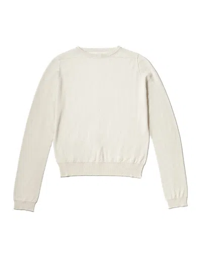 Rick Owens Dinge Lightweight Cashmere Round Neck Sweater In Multi
