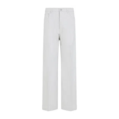 Rick Owens Dinge White Cotton Geth Jeans