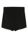 Rick Owens Dirt Bolan Cut Off Shorts In Black