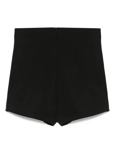 Rick Owens Dirt Bolan Cut Off Shorts In Black