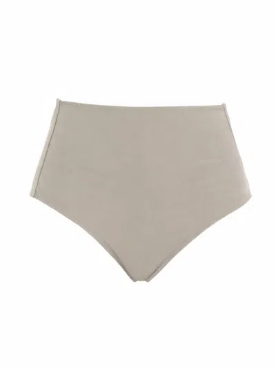 Rick Owens Bandeau Bikini Set High Waist Brief In Neutral