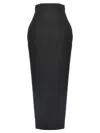 Rick Owens Dirt Pillar Skirts Black In Black