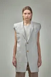 Rick Owens Dirt Tailored Sl In Grey