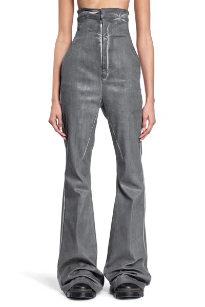 Rick Owens Dirt Trousers In Grey