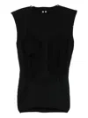 Rick Owens Distressed-effect Vest In Black