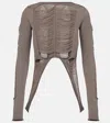 Rick Owens Distressed Wool Top