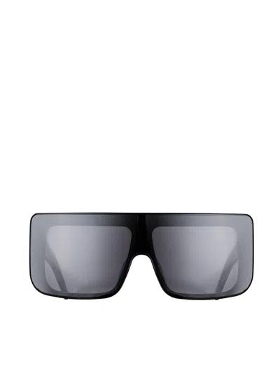 Rick Owens Documenta Shield Frame Sunglasses In Gray