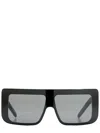 Rick Owens Documenta Rectangular Sunglasses In Black