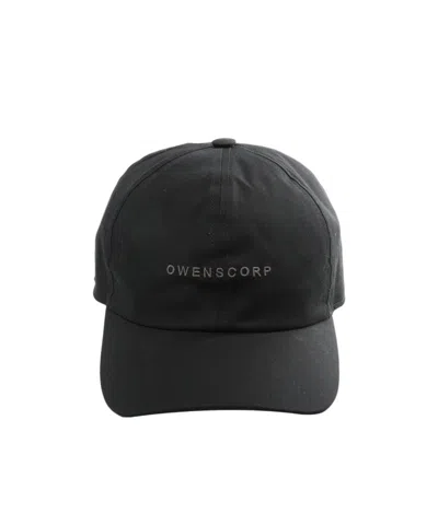 Rick Owens Domed Baseball Cap In Black