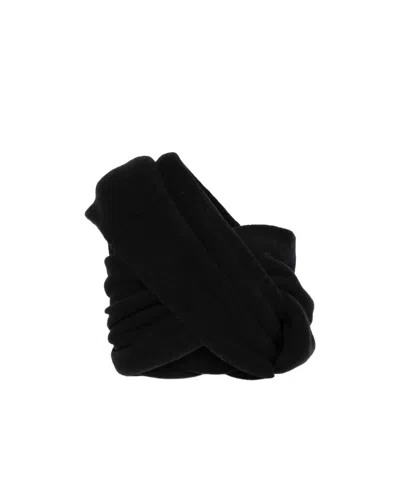Rick Owens Donut Scarf In Black
