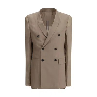 RICK OWENS DOUBLE-BREASTED BLAZER
