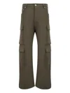 Rick Owens Double Cargo Jeans In Green