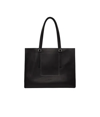 Rick Owens Double-handle Handbag In Black