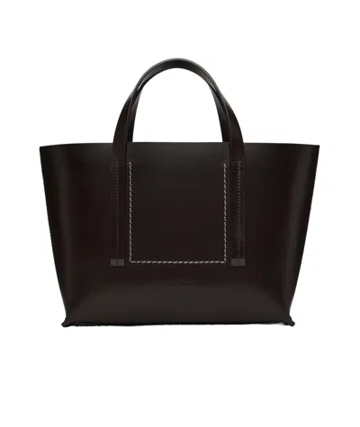 Rick Owens Double Handle Shoulder Bag In Black