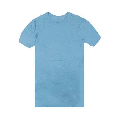 Pre-owned Rick Owens Double Layer Short-sleeve T-shirt 'nublu Light Blue' | Men's Size S