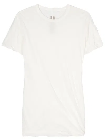 Rick Owens Double-layer T-shirt In Weiss