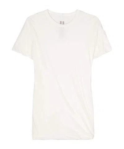 Rick Owens Double-layer T-shirt In White
