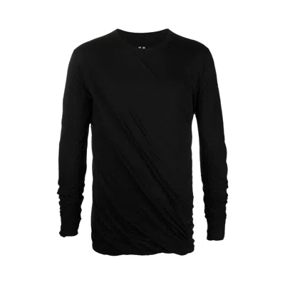 Pre-owned Rick Owens Double Long-sleeve Tee 'black' | Men's Size L