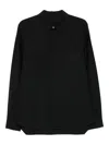 Rick Owens Double-pocket Long-sleeve Shirt In Black