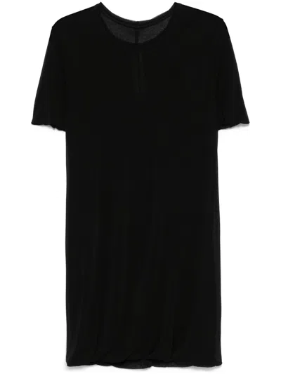 Rick Owens Double Ss T-shirt In Black