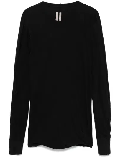 Rick Owens Double T-shirt In Black