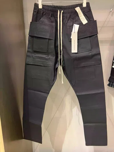 Pre-owned Rick Owens Double-threaded God Pants In Multicolor