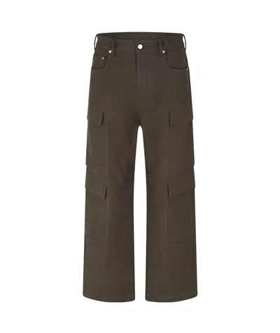 Rick Owens Double-layered Cargo Pants In Brown