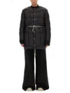 Rick Owens Mens Black Flight Liner Quilted-and-padded Regular-fit Shell-down Jacket In Black