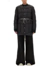 Rick Owens Mens Black Flight Liner Quilted-and-padded Regular-fit Shell-down Jacket