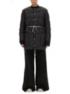 Rick Owens Mens Black Flight Liner Quilted-and-padded Regular-fit Shell-down Jacket