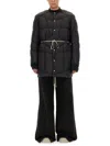 Rick Owens Mens Black Flight Liner Quilted-and-padded Regular-fit Shell-down Jacket In Black
