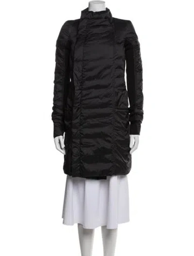 Pre-owned Rick Owens Down Coat In Black