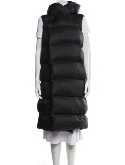 Pre-owned Rick Owens Down Coat In Black