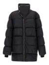 Rick Owens Black Turtle Coat Down Jacket In Black