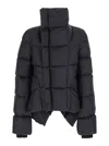Rick Owens Down Jacket In Black