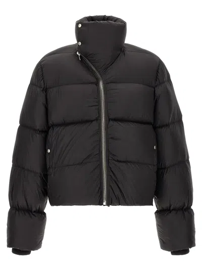 Rick Owens Down Jacket In Black