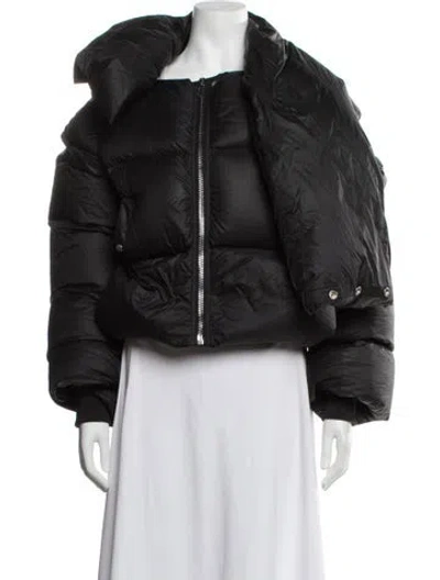 Pre-owned Rick Owens Down Jacket In Black