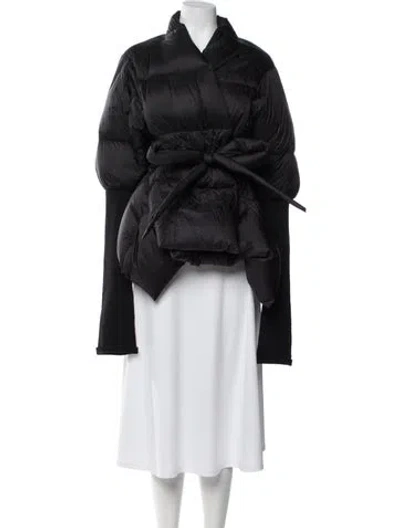 Pre-owned Rick Owens Down Jacket In Black