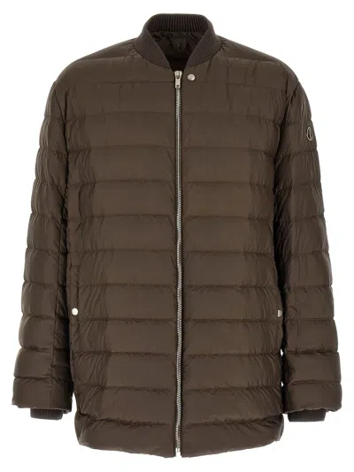Rick Owens Down Jacket In Brown