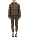 Rick Owens Gimp Padded Down Jacket In Re-nylon In Gray