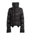 Rick Owens Down Porterville Naska Puffer Jacket In Black