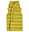 Rick Owens Down Coat In Yellow