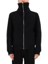 Rick Owens Blixa Dracucollar Jacket In Black