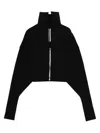 Rick Owens Dracu Zip-up Jacket In Black