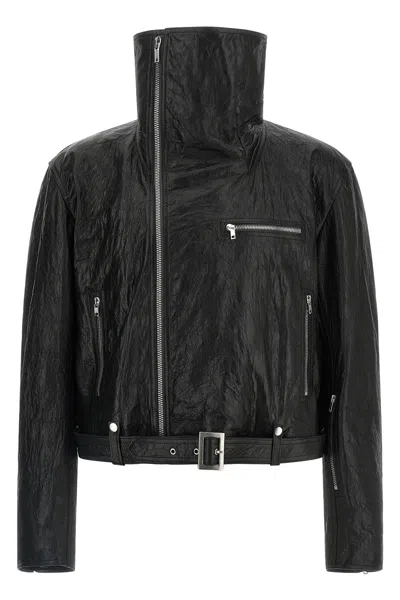 Rick Owens 'dracubiker' Jacket In Black