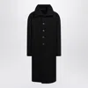 Rick Owens Dracucollar Coat In Black