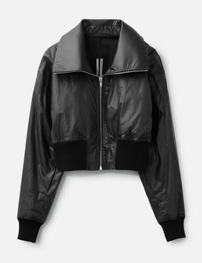 RICK OWENS DRACUCOLLAR CROPPED JACKET